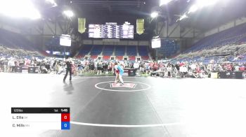 120 lbs Cons 16 #2 - Legend Ellis, Oklahoma vs Chase Mills, Minnesota