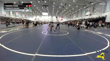 HWT Max 103 lbs Cons. Round 3 - Penelope Anzano, Mat Power Youth Wrestling Club vs Madison Cowen, Mexico Wrestling