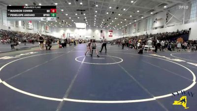 HWT Max 103 lbs Cons. Round 3 - Penelope Anzano, Mat Power Youth Wrestling Club vs Madison Cowen, Mexico Wrestling