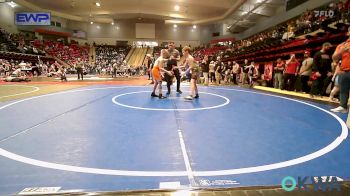 85 lbs Consi Of 8 #2 - Ried Mayo, Tonkawa Takedown Club vs Reid Lauerman, Mcalester Youth Wrestling