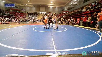 85 lbs Consi Of 8 #2 - Ried Mayo, Tonkawa Takedown Club vs Reid Lauerman, Mcalester Youth Wrestling