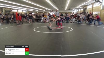 70 lbs Consi Of 8 #2 - Devin Eggleston, Unadilla vs Dalton Kohr, Newmanstown