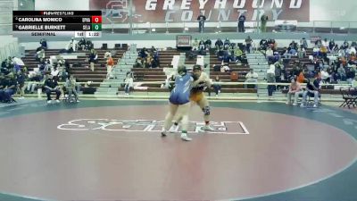 235 lbs Semifinal - Gabrielle Burkett, Selah (Girls) vs Carolina Monico, Ephrata (Girls)