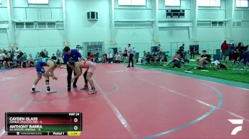 120 lbs Round 6 (8 Team) - Anthony Barra, U2 Upstate Uprising vs Cayden Glass, Combat Athletics Red