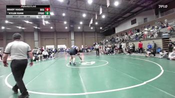 285 lbs 1st Place Match - Kyler Kuhn, St. Pius X (Kansas City) vs Brady Hagan, Dowling Catholic