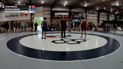 79 kg Champ. Round 1 - Tyler Pressel, Laker Wrestling Club vs Nicholas Brunst, Yellowjacket Wrestling Club