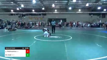 100 lbs Consolation - Jack Malinconico, 512 Outlaw vs Matthew Krail, Bayou Elite