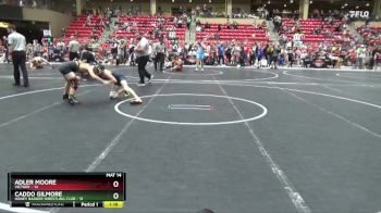 120 lbs Round 2 (6 Team) - Caddo Gilmore, Honey Badger Wrestling Club vs Adler Moore, Victory