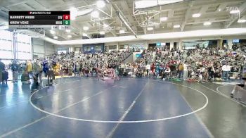 144 lbs Champ. Round 2 - Barrett Webb, Cedar Valley vs Krew Venz, Morgan