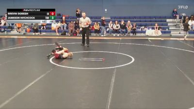 60 lbs 1st Place Match - Jameson Hitchcock, TNWC vs Brevin Dobesh, East Butler