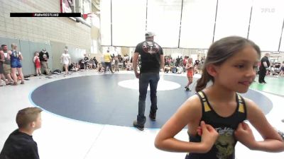 55-58 lbs Round 5 - Hadley Aldrich, 208 Badgers Wrestling Club vs Emily DeLeon, Fighting Squirrels Wrestling Club