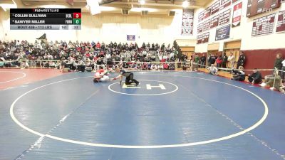 113 lbs 3rd Place - Collin Sullivan, Berlin vs Sawyer Miller, Foran