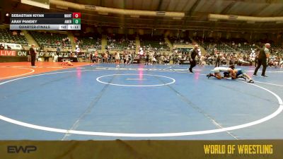 108 lbs Quarterfinal - Sebastian Kiyan, MANTANONA-TC vs Arav Pandey, American Dream Wrestling Club