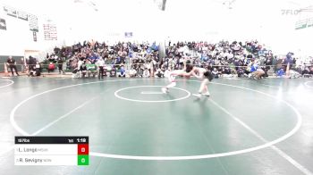 157 lbs Final - Luke Longo, Masuk vs Ryan Sevigny, Notre Dame-West Haven