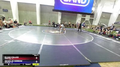 120 lbs Placement Matches (8 Team) - Elijah Collick, Maryland vs Nicholas Sorrow, Michigan
