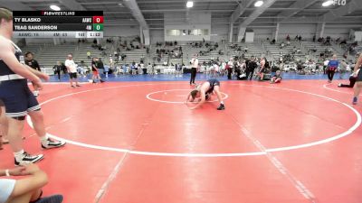 165 lbs Rr Rnd 1 - Ty Blasko, All-American Wrestling Club MS vs Teag Sanderson, 4M