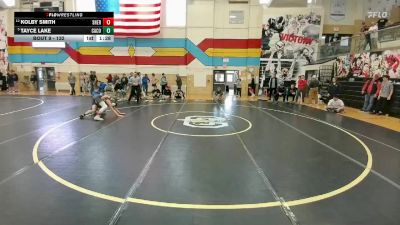 132 lbs Champ. Round 1 - Tayce Lake, Campbell County vs Kolby Smith, Sheridan