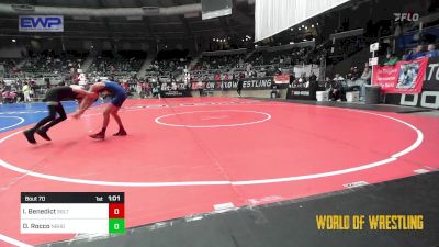 70 lbs 5th Place - Isaac Benedict, Sebolt Wrestling Academy vs Dominic Rocco, Neighborhood Wrestling Club