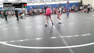 95 lbs Round 2 - Braylee Mcneely, Palmetto State Wrestling vs Nathan Daley, C2X
