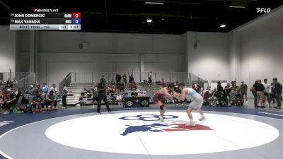 125 lbs Cons. Round 4 - John Domencic, RAW/UMO vs Max Vanadia, Michigan Wrestling Club