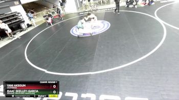 126 lbs Champ. Round 1 - Yani Aksoum, California vs Isaac Skelley-Garcia, Ground Creatures Wrestling