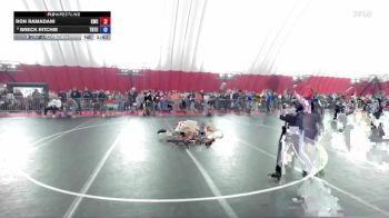 144 lbs Champ. Round 2 - Ron Ramadani, Kaukauna Wrestling Club vs Breck Ritchie, Team Nazar Training Center