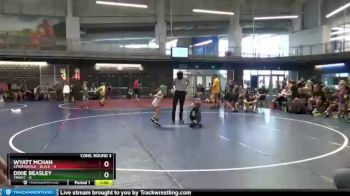 45 lbs Semis & 3rd Wb (16 Team) - Dixie Beasley, TNWCC vs Wyatt Mchan, Stronghold - Black