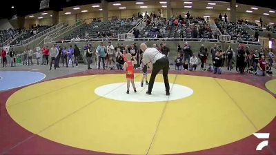 53 lbs Cons. Round 2 - James Lockwood, Klamath Basin Warriors Wrestli vs Keaton Kurtz, Cowboy Mat Club