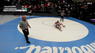 6A 165 lbs Cons. Round 2 - Wyatt Mickelson, Westlake vs Dallin Davidson, Skyridge