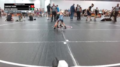 52 lbs Round 7 (8 Team) - Micha Messina, Level Up Wrestling vs Carter Yates, Ringgold