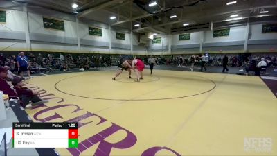 285 lbs Semifinal - Grady Fey, Redfield Wrestling vs Samuel Inman, Watford City Wolves