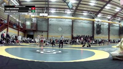 150 lbs Champ. Round 3 - James Hemmila, Loyola Academy vs Joe Bachmann, Faith Christian Academy