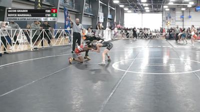 72 lbs Round 5 (4pm Saturday) - Royce Marshall, CTWHALE vs Jacob Graber, POWA
