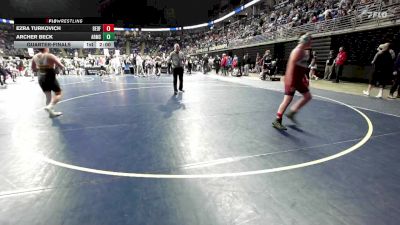 150 lbs Quarterfinal - Ezra Turkovich, Bedford vs Archer Beck, Armstrong