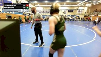 115 lbs 7th Place Match - Ashlynn Beam, Concord vs Leia Gonsalves, Benicia