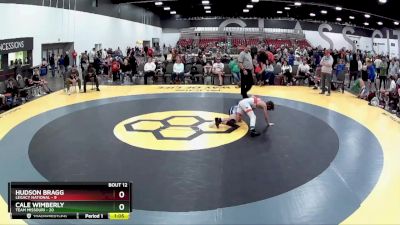 100 lbs Placement Matches (8 Team) - Hudson Bragg, Legacy National vs Cale Wimberly, Team Missouri