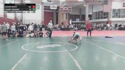 80 lbs Rr Rnd 1 - Kaison Deats, Mat Assassins vs Johnny Messina, The Outsiders Wrestling Club