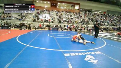 U23 Women - 53 lbs Cons. Round 3 - Mikayla Garcia, CA vs Mora Peterson, NY