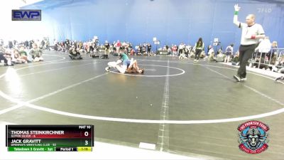 88 lbs Round 3 (4 Team) - Jack Gravitt, OpenMats Wrestling Club vs Thomas Steinkirchner, Slyfox Silver