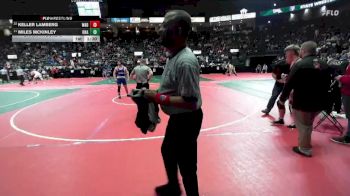 209 lbs Champ. Round 2 - Miles McKinley, Unattached vs Keller Lamberg, WAD1