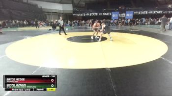 138 lbs Round 3 - Bryce McGee, Washington vs Bryar Jensen, Omak Wrecking Crew Wrestling