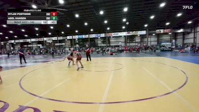 140 lbs Cons. Round 3 - Rylan Portwine, Dickinson Wrestling Club vs Abel Hansen, Douglas Wrestling Club