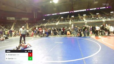 49 lbs Rr Rnd 3 - Kasten Anderson, Kimball WC vs Ryden Garcia, Heights Wrestling Club MT