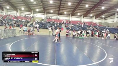 120 lbs Quarterfinal - Collin Hire, Montana vs Marques Johnson, Nevada
