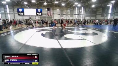 50 lbs Cons. Round 1 - Isabella Cruz, TX vs Nyla O`Brien, WA