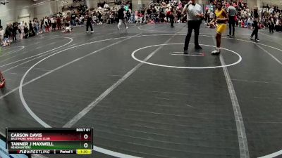 97 lbs Quarterfinal - Tanner J Maxwell, Headhunters vs Carson Davis, Baltimore Wrestling Club