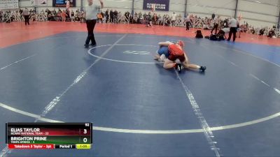 92 lbs Rd# 5- 3:45pm Friday Final Pool - Brighton Prine, Terps Xpress vs Elias Taylor, NCWAY National Team