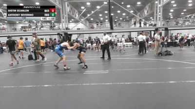 138 lbs Round 3 (6 Team) - Justin Scanlon, Mat Assassins Red vs Anthony Severino, Savage WA Boogiemen