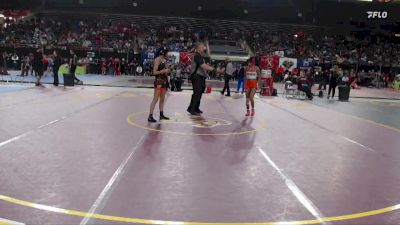 100 lbs Cons. Round 2 - Ava Fuentes, Jerome vs Sophia Ortiz, Glenns Ferry