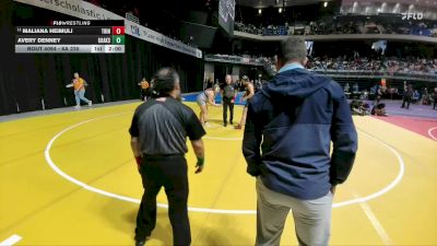 6A 235 lbs Champ. Round 1 - Maliana Heimuli, Euless Trinity vs Avery Denney, Conroe Grand Oaks